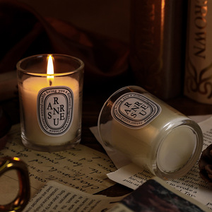 Nouvelle Bougie Parfumée en Verre Transparent, Cire Végétale Sans Fumée, Cadeau de Festival, Souvenir - Product Image 2