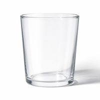 Vase à bougie en verre transparent à paroi épaisse, récipient vide pour la fabrication de bougies en cire de soja, décoration pour la maison, la salle à manger, les mariages, les fêtes, les hôtels, en gros