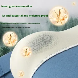 Calzoncillos <span class=keywords><strong>Boxer</strong></span> de Hombre Antibacterianos, Transpirables, de Punto, de Lyocell y Viscosa, de Tiro Medio, Ropa Interior Agradable para la Piel - Product Image 3