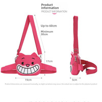 Sac banane et mini sac à bandoulière mignons pour femmes, style dessin animé, avec fermeture éclair, pour petites filles, personnalisation disponible