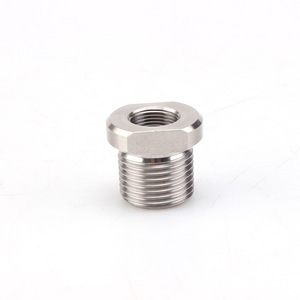Adaptador de filtro de combustible de acero inoxidable 1/2-28 a 3/4-16 para modificación y actualización de automóviles - Product Image 5