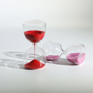 Décoration d'intérieur 5min 15/30/60 minutes <span class=keywords><strong>sablier</strong></span> en verre transparent horloge de sable claire créative <span class=keywords><strong>sablier</strong></span> - Product Image 4