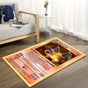 พรมพิมพ์ลายการ์ดโปเกมอน พรมพิมพ์ดิจิทัลรูปทรงแปลกตา พรมลายการ์ตูนน่ารัก พรมลายอนิเมะ - Product Image 5