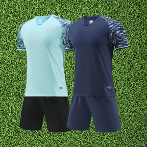 Impresión de logotipo OEM camisetas de fútbol 2025 Logotipo de equipo personalizado 100% poliéster elástico impermeable secado rápido manga corta camiseta de fútbol - Product Image 3