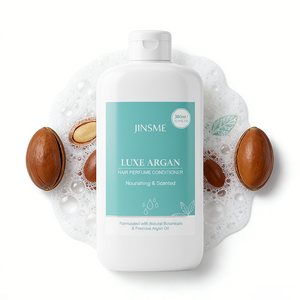 Après-shampoing parfumé à l'huile d'argan marocaine personnalisé OEM ODM 380 ml, hydratant, nourrissant et lissant - Product Image 1