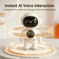 Robot IA de bureau éducatif pour enfants, en plastique, divertissant, avec accompagnement émotionnel, dialogue vocal, Wi-Fi et Type-C, pour les 14 ans et plus