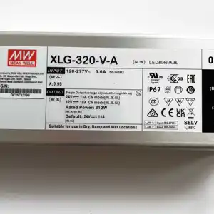 5 Years Warranty Mean Well Outdoor XLG-320-V 12V 24V 300W Constant Power Led Driver