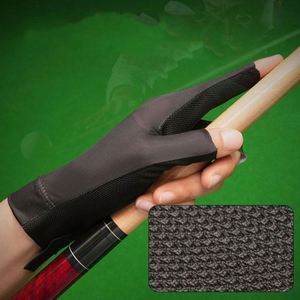 Guantes Profesionales de Billar y Snooker, Tres Dedos, Seda de Hielo, Transpirables, Antideslizantes, para Mano Izquierda - Product Image 3