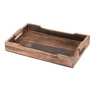 Solid Fruit Wooden <b>Crate</b>/Tray/Box Durable Handmade Polished Modern for Home Garden Decoration TH 3020 Style Stackable <b>Storage</b> - Product Image 1
