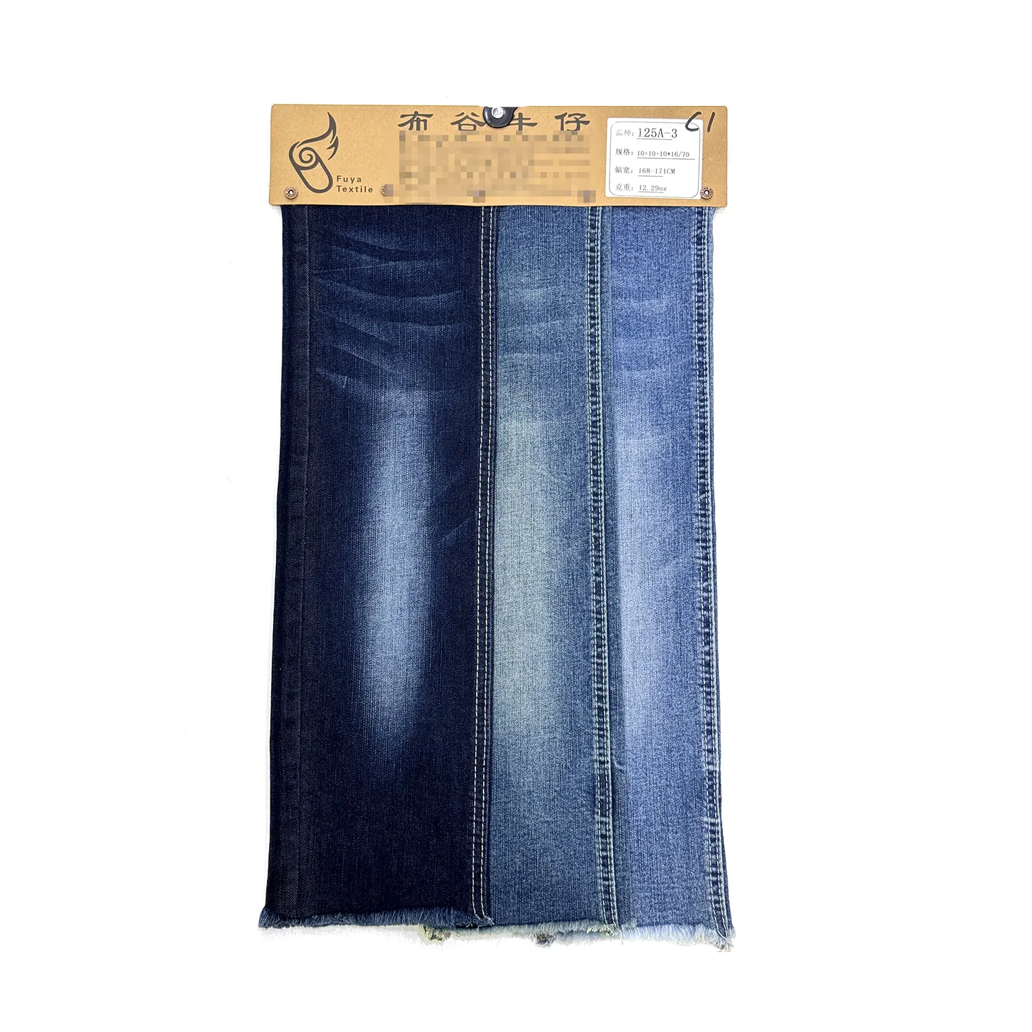 9.84 oz rol kain baku jeans regang kain denim spandeks
