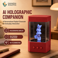 Compagnon holographique en plastique IA : Affichage 3D interactif, Dialogue multimodal, Reconnaissance vocale, 21 actions émotionnelles, Personnalisable