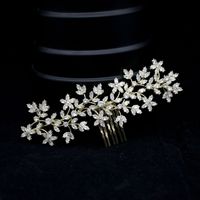 Accessoires de cheveux de mariée de luxe casque coiffure de mariage Zircon peigne à cheveux coiffes
