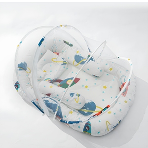 <span class=keywords><strong>Lit</strong></span> pliant pratique pour nouveau-nés avec isolation bionique et moustiquaire pour les voyages en extérieur et la literie pour enfants - Product Image 1