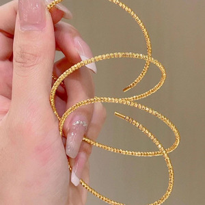 Pulseiras & Bangles Chiết Giang sang trọng đồng vàng Multilayer Vòng đeo tay bouncy Bead ba vòng lặp mở căng vòng đeo tay - Product Image 3