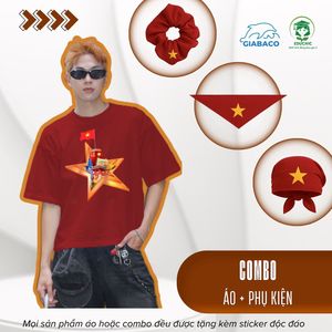 T-shirt de célébration de l'indépendance du Vietnam unisexe prix d'usine fourniture en gros en vrac tenue anti-rides confortable logo personnalisé - Product Image 3