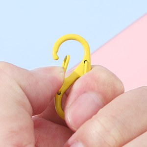 Mini Carabiner Keychain 13x32mm Aluminum Alloy Durable S-Shaped Hook For Backpack Water Bottle Accessory - Product Image 3