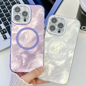 เคส iPhone 16 TPU ชาร์จไร้สายแบบแม่เหล็ก  ลายเคลือบ IMD ด้านหลังแบบหรูหรา - Product Image 4