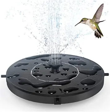 Pompa Air Mancur mandi burung taman, Kit pompa air Panel surya 1.4W, penyiraman luar ruangan, pompa air mancur surya bawah air