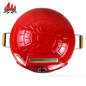 Four à pizza Kimstone de 21 pouces pour grillades - <span class=keywords><strong>Kit</strong></span> de four portable d'extérieur avec <span class=keywords><strong>pierre</strong></span> à pizza pour la cour et le camping - Product Image 5