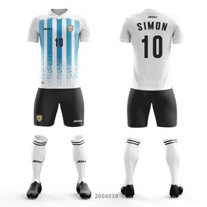 Akilex Kit Calcio Personalizzato con Sublimazione e Ricamo, Divisa Sportiva - Product Image 2