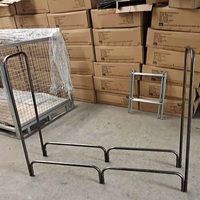 Soporte Plegable para Leña de 4 Pies/8 Pies, Extensible, para Interior y Exterior, Estante para Almacenamiento de Leña