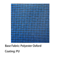 Tissu Oxford en polyester à carreaux bicolores respectueux de l'environnement avec certifications ZDHC MRSL, Higg FEM, CPSIA pour sac d'accessoires pour bébé, sac à roulettes pour enfant