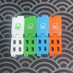 Estuche plegable para tarjetas SIM, 4 ranuras, verde, portátil, para viajes, para tarjetas telefónicas - Product Image 4