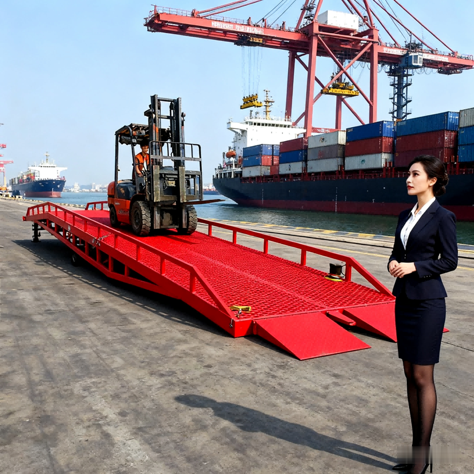 Container Access Ramp Container Offloading Ramp Mobile Dock Ramp Dock ...