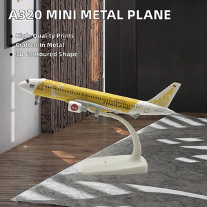 <span class=keywords><strong>เครื่องบิน</strong></span>ไทย A320 ขนาด 1/200 สเกล 20 ซม. ของเล่นเครื่องบินโลหะขนาดเล็ก งานฝีมือ ของขวัญสำหรับรับปริญญา ของสะสม ตกแต่งบ้าน - Product Image 2