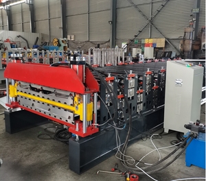 Steel Warehouse Roofing Sheet Roll Forming <b>Machine</b> Trapezoidal & Ibr Roof Sheeting <b>Machine</b> with Motor Bearing Core Components - Product Image 4