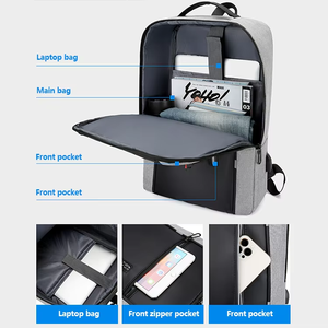 Sac à dos personnalisé <span class=keywords><strong>pas</strong></span> <span class=keywords><strong>cher</strong></span> pour homme, résistant à l'eau, pour le sport, les voyages, les affaires, de luxe, avec port USB, pour étudiants, pour l'école, pour ordinateur portable - Product Image 6