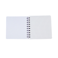 Cuaderno de bolsillo en espiral para chica, libreta pequeña kawaii respetuosa con el medio ambiente, bonita cubierta en blanco