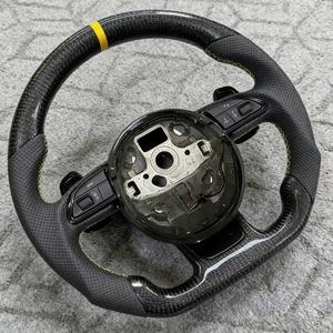 Volant en fibre de carbone personnalisé haut de gamme pour Audi A1 A3 A4 A5 A6 B8 B9 <span class=keywords><strong>C6</strong></span> C7 Q3 Q5 Q7 S3 S4 S5 S6 S7 RS3 RS4 RS5 <span class=keywords><strong>RS6</strong></span> - Product Image 4