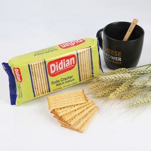 248g di biscotti croccanti senza zucchero di Soda Halal e sale Cracker senza zucchero di forma <span class=keywords><strong>rettangolare</strong></span> confezionati in sacchetto o cartone - Product Image 1