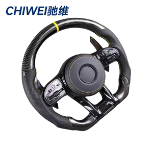 Volant en fibre de carbone personnalisé pour Mercedes Benz AMG C <span class=keywords><strong>E</strong></span> S Classe G W204 W205 W222 Y compris G500 G55 G63 S500 S320 - Product Image 2