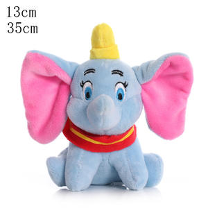 Linda juguete niños lindo <span class=keywords><strong>Dumbo</strong></span> muñeco de peluche juguetes para niños regalos azul Animal elefante <span class=keywords><strong>Dumbo</strong></span> estatuilla decoraciones para el hogar - Product Image 6