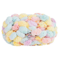 Wholesale Fluffy Thick Jumbo Polyester Hand Knitting 150g Ball Chunky Chenille Yarn