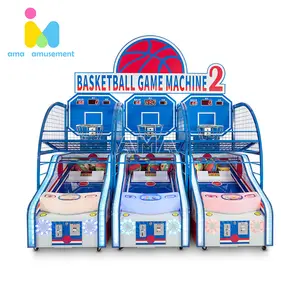 AMA parco divertimenti Video gioco a gettoni giochi Arcade elettronici per bambini macchina da basket in vendita