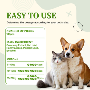 Tabletas de suplemento para el cuidado de la salud de mascotas para perros y <span class=keywords><strong>gatos</strong></span> para fortalecer el tracto urinario con extracto de arándano, Fish Mintin OEMODM - Product Image 3
