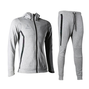 <span class=keywords><strong>Ensemble</strong></span> de survêtement unisexe coupe-vent en polaire technique réfléchissant en polyester surdimensionné avec logo personnalisé pour homme - Product Image 2