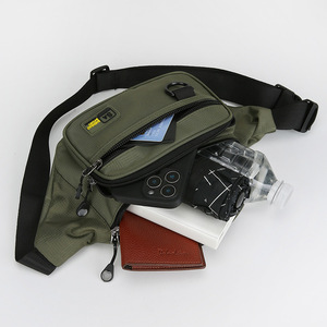 SA Men's Chest Bag Oxford Cloth Waterproof Military Green Crossbody Bag For Everyday Travel Casual Use - Product Image 4