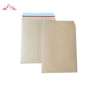 Sobres Rígidos de Cartón Kraft Blanco Personalizados al por Mayor, sin Dobleces, con Adhesivo - Product Image 1