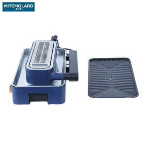 Gril électrique infrarouge style coréen, très populaire, pour usage domestique, avec faible fumée et puissance de plus de 1200W - Product Image 6