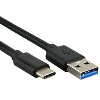 Kabel Pengisi Daya Cepat OEM USB3.0 Tipe A Jantan ke USB3.1 Tipe C 3A 5Gbps