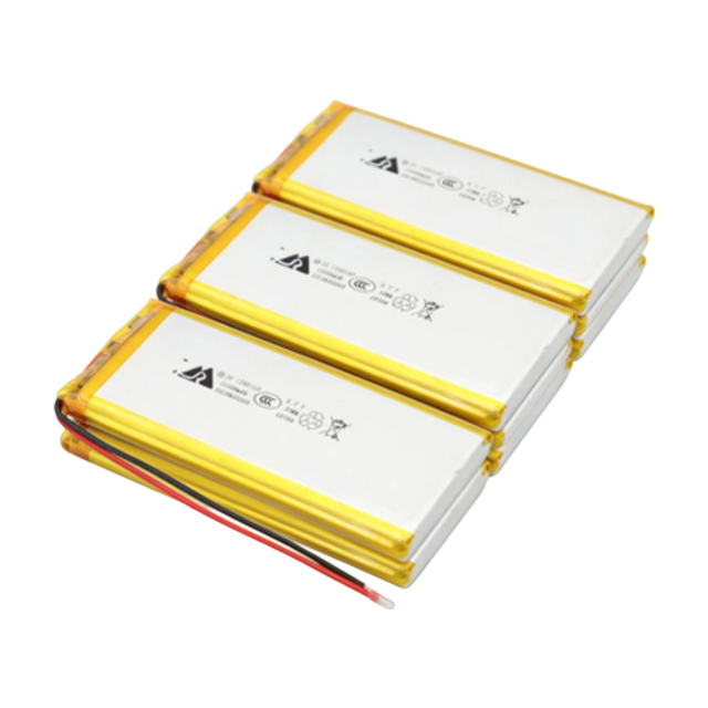 High Temperature Resistant 10000 MAh Lithium Polymer Battery 3.7V Pouch Cells 1260110 for Home Appliances Portable Power Station