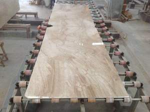 Mármol Natural de Calcita Beige Dino Pulido Moderno de Primera Calidad, Losa Grande para Piso, Baño, Escalera, Sala de Estar - Product Image 5