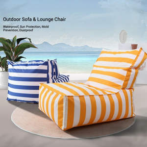 <span class=keywords><strong>โซฟา</strong></span>บีนแบ็กผ้าลายทางกันเชื้อราแบบทันสมัย สำหรับใช้งานกลางแจ้ง พร้อมปลอกถอดซักได้ ขนาด 3000 มม. กันน้ำ เหมาะสำหรับลานบ้าน สวน และชายหาด - Product Image 6