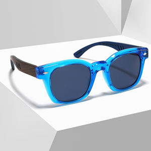 2025 moda nueva llegada de moda logotipo personalizado gafas de sol ecológicas gafas de sol de madera gafas de sol polarizadas cuadradas para hombres - Product Image 5