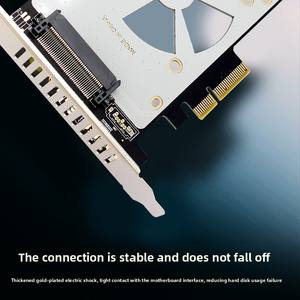 U.2 SFF-8639至PCI-E X4支持U-2 NVME固态硬盘、PCIe X4 U.2适配卡SFF-8639固态硬盘 - Product Image 4