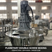 Mélangeur conique de laboratoire à vis pour poudres compactes : machine de mélange pour amidon, farine, lait en poudre, aliments pour animaux, céréales et granulés